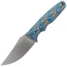 Нож Vosteed H-Back stonewash сталь Nitro-V рукоять Blue Ocean Micarta
