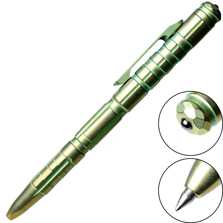 Ручка тактическая Remette Tactical Pen Green Titanium (RT-TP1C)