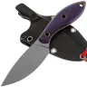 Нож Волчий Век Канадская Масичька сталь 95Х18 WA рукоять Violet G10