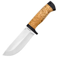 Нож Толстяк сталь 95Х18 рукоять карельская береза (АИР Златоуст)