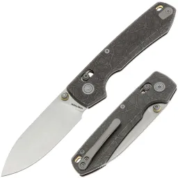 Нож Vosteed Raccoon TiSlim stonewash сталь S35VN рукоять Acidwash Gray Titanium