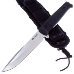 Нож Kizlyar Supreme Delta сталь AUS-8 Stonewash рукоять Black G10