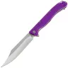Нож Daggerr Toothpick DL stonewash сталь 8Cr14MoV рукоять Purple FRN
