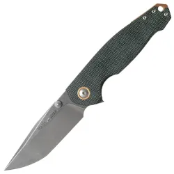 Нож Viper Katla stonewash сталь M390 рукоять Black canvas micarta (V5982CB)