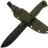 Нож N.C. Custom Ranger blackwash сталь AUS-10 рукоять OD Green G10