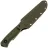 Нож N.C. Custom Ranger blackwash сталь AUS-10 рукоять OD Green G10