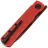 Нож Real Steel G-Drop black сталь Nitro-X7 рукоять Red G10 (7802BR)