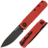 Нож Real Steel G-Drop black сталь Nitro-X7 рукоять Red G10 (7802BR)