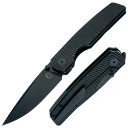 Нож Berg Blades Sweeney 2.0 stonewash PVD сталь MagnaCut рукоять PVD Swirl Titanium