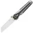 Нож Kizer Staff satin сталь S45VN рукоять Grey Titanium/Carbon Fiber