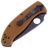 Нож Spyderco Tenacious Black PS сталь 8Cr13MoV рукоять Brown G10 (C122GPSBBN)