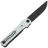 Нож Petrified Fish Tena blackwash сталь D2 рукоять White G10