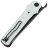 Нож Petrified Fish Tena blackwash сталь D2 рукоять White G10