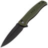 Нож CIVIVI Incindie blackwash сталь 14C28N рукоять OD Green G10 (C23053-2)
