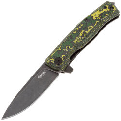 Нож Lion Steel Myto PVD stonewash сталь MagnaCut рукоять Toxis Stone FatCarbon/Titanium (MT01 MC TS)