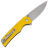 Нож Sencut Praktisk satin сталь 9Cr18MoV рукоять Yellow Coarse G10 (S24019-2)