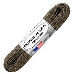 Паракорд Atwoodrope 550 Parachute Cord digital woodland 30м (США)