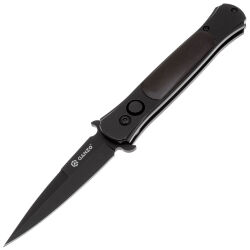 Нож Ganzo G707B black cталь 440C рукоять Black Stainless steel/wood