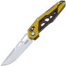 Нож SRM Mecha сталь D2 рукоять Black/Yellow G10