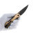 Нож Real Steel SYLPH black PVD сталь Nitro-V рукоять Copper Stainless Steel (7141GB)