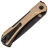 Нож Real Steel SYLPH black PVD сталь Nitro-V рукоять Copper Stainless Steel (7141GB)