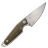 [Уценка] Нож MKM Makro 1 сталь M390 рукоять Green Canvas Micarta (MA01-GC)