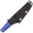 Нож Owl Knife Tyto XS сталь N690 рукоять микарта Джинс фиолетовая