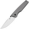 Нож Kansept Chimera stonewash сталь S35VN рукоять Gray Titanium