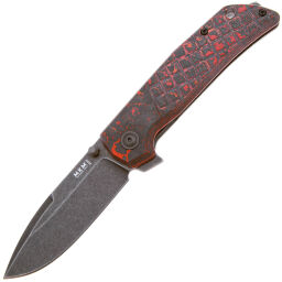 Нож MKM Maximo dark stonewash сталь M390 рукоять Lava Flow FatCarbon/Ti (MM-FCLTD)