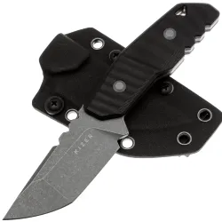 Нож Kizer Quartz gray stonewash сталь AEB-L рукоять Black G10