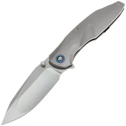 Нож Remette Cool Whale сталь M390 рукоять Grey Titanium (RTCL-T1)