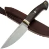 Нож Хантер широкий сталь M398 рукоять мокуме/айронвуд (Гончаров Р.А.)