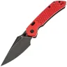Нож Tenable Fenrir Top Liner Lock blackwash сталь Nitro-V рукоять Red Fishscale Aluminium