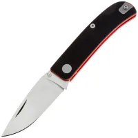 Нож Manly Wasp сталь 14C28N рукоять Black/Red G10