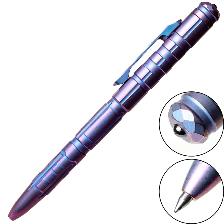 Ручка тактическая Remette Tactical Pen Purple Titanium (RT-TP1D)