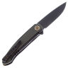 Нож We Knife Smooth Sentinel Blackwash сталь CPM-20CV рукоять Black Ti/Green Micarta (WE20043-4)