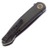 Нож We Knife Smooth Sentinel Blackwash сталь CPM-20CV рукоять Black Ti/Green Micarta (WE20043-4)