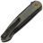 Нож WE Knife Smooth Sentinel Blackwash сталь CPM-20CV рукоять Black Ti/Green Micarta (WE20043-4)