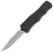 Нож Hogue Exploit stonewash сталь S30V рукоять Black Aluminium (34050)