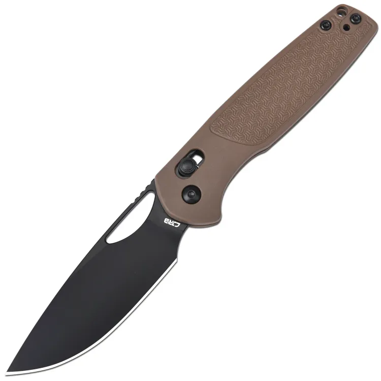 Нож CJRB Acacia PVD сталь AR-RPM9 рукоять Brown FRN (J1952-BBN)