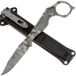 Нож N.C. Custom Thorn Razvedos Edition Hexagon stonewash сталь AUS-8