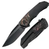 Нож Berg Blades TiCK DLC сталь S90V рукоять DLC Ti/Snakeskin Copper FatCarbon