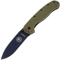 Нож ESEE Avispa black сталь D2 рукоять Olive Drab GFN (BRK1302ODB)