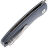 Нож Petrified Fish Terra satin сталь D2 рукоять Blue G10