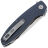 Нож Petrified Fish Terra satin сталь D2 рукоять Blue G10
