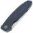 Нож Petrified Fish Terra satin сталь D2 рукоять Blue G10