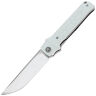 Нож Petrified Fish Tena satin сталь D2 рукоять White G10