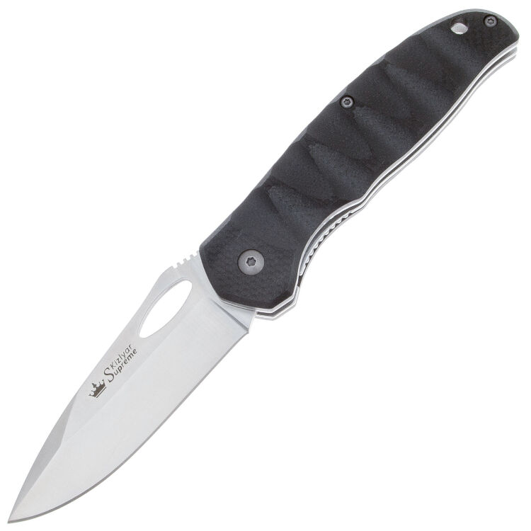 Нож Kizlyar Supreme Hero сталь 440C Satin рукоять G10