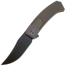 Нож WE Knife Shuddan Blackwash сталь CPM-20CV рукоять Bronze Titanium (WE21015-3)