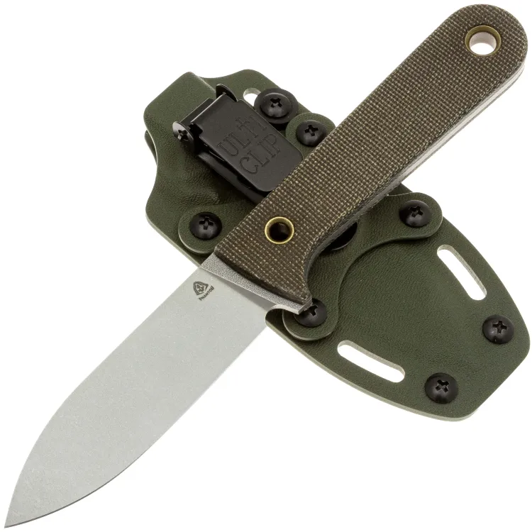 Нож PhantomTools Kephart сталь Cromax рукоять OD Green canvas Micarta